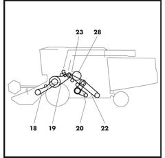 Jeu de courroies pour moissonneuse-batteuse DEUTZ-FAHR 02235177 adaptable