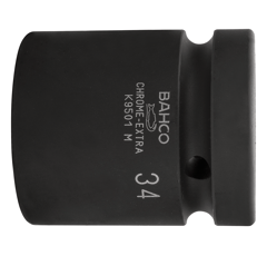 1"-Kraft-Steckschlüsseleinsätze, versch. Ausf., BAHCO