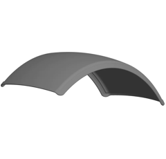 Garde boue pour tracteur DUNLOFLEX E2500 adaptable