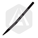 Dent de crocodile courbée avant 560 mm adaptable