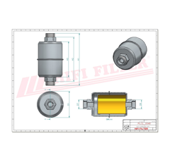 Filtro de gasoil para máquina agrícola SN33269