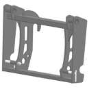 Interface d'accroche pour télescopique JCB QFIT adaptable