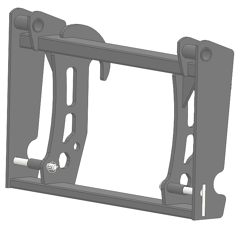 Interface d'accroche pour télescopique JCB QFIT adaptable