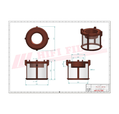 Filtre à gasoil adaptable HIFI FILTER SN70283