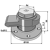 Palier gauche 6 trous pour déchaumeur LEMKEN 5554501 adaptable - BlackSteel©