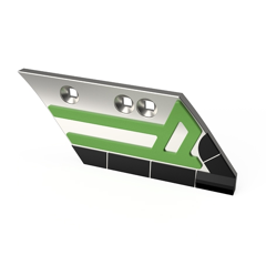 Soc de rasette Droit carbure et rechargement pour charrue BUGNOT 5116 adaptable