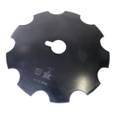 Disque crénelé ∅450x3,5 pour cover crop adaptable - Blacksteel©