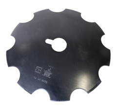 Disque crénelé ∅450x3,5 pour cover crop adaptable - Blacksteel©