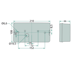 Feu arrière HELLA pour ensileuse CASE IH 02-119503 adaptable