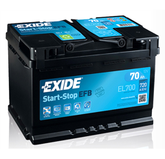 Batterie 12 V 70 AH EL700 Exide