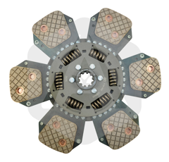 Disque d'avancement cera-métallique à ressort - libre Ø 327 mm pour tracteur JOHN DEERE adaptable