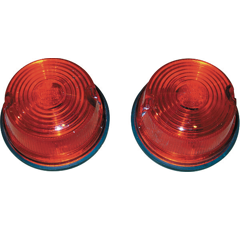 Feu de position tracteur rouge Ø 75 mm adaptable