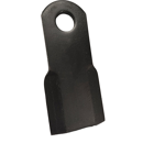 Couteau droit pour broyeur 113x40mm AGRICOM adaptable - Blacksteel©