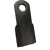 Cuchilla derecha para trituradora 113x40mm AGRICOM adaptable - Blacksteel©