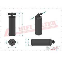 Deshydrateur Climatisation adaptable HIFI FILTER DYH90012