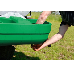 Double abreuvoir à flotteur S60 vert 58 L