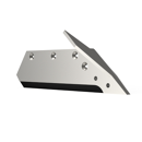 Soc carbure Droit à pointe boulonnée 14" avec aileron pour charrue KUHN HUARD 582862 adaptable