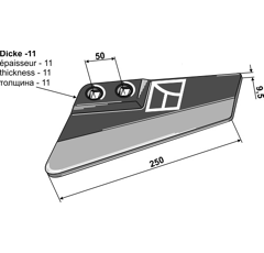 Aileron G pour VOGEL & NOOT 506022 adaptable - BlackSteel©