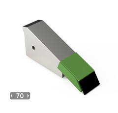 Bec de décompacteur avec plaquettes carbure et rechargement GASCON adaptable