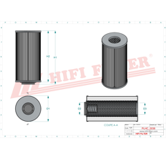 Filtre hydraulique adaptable HIFI FILTER SH65425