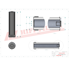 Filtre hydraulique adaptable HIFI FILTER SH74325