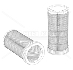 Filtre à air adaptable HIFI FILTER SA160144