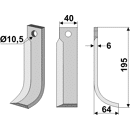 Fräsmesser Rechts 195 x 40 M.A.G. Nachbau