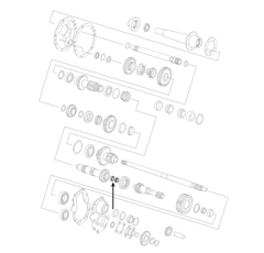 Roulement pour tracteur FORD 0857591700 adaptable