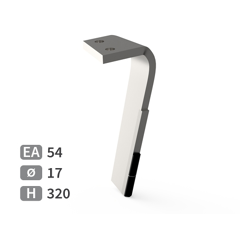 Dent de herse rotative Droite 2 plaquettes carbure PERUGINI 320424 adaptable