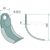 Couteau pour broyeur 120x61mm PERFECT 3.13698 adaptable 