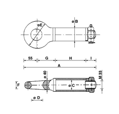 Anneau d'attelage tournant 10 T adaptable