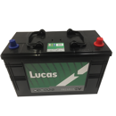 Batterie LUCAS Premium LP664 12V - 110 Ah - P+ en bas à gauche