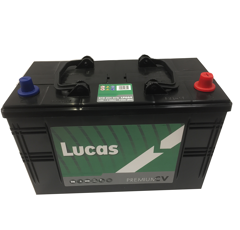 Batterie LUCAS Premium LP664 12V - 110 Ah - P+ en bas à gauche
