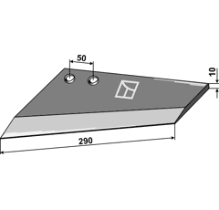 Aileron gauche pour RAZOL 3490 adaptable - BlackSteel©