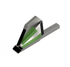 Aileron coutre Gauche avec carbure, plaquettes carbure arrière et rechargement GRÉGOIRE BESSON 172323 adaptable