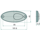 Feu latéral à LED HELLA 24 V / 1,0 W adaptable