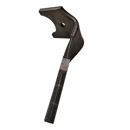 Dent de herse rotative Droite, 3 plaquettes carbure triangulaires, fixation rapide KUHN K2507070 adaptable