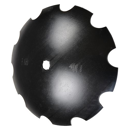 Disque crénelé ∅710x6 pour cover crop SIMBA P00282 adaptable