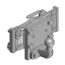 Kugeleinsatz Kugel 50,W= 295 S26, Schwarz  