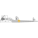 Dent de silo pour chargeur STOLL 476250 adaptable - Blacksteel©