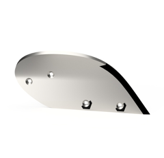 Versoir de rasette Droit avec plaquettes carbure LEMKEN 34710016 adaptable