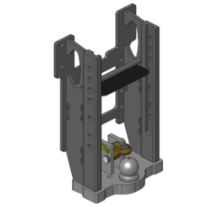 Lagerbock HVLB,W= 330 K80,Case Maxxum 5100 5200 Schwarz      