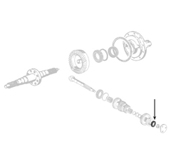 Roulement pour tracteur MASSEY FERGUSON 390876X1 adaptable