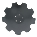 Disque crénelé ∅460x6 pour déchaumeur HORSCH 28071304 adaptable - Blacksteel©