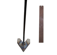 Aileron avec plaquettes carbure et tige soudée 32x10 mm - 105 mm de large TOUTES MARQUES adaptable