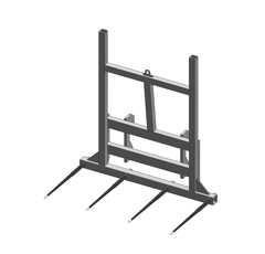 Pic bottes frontal Ø 45 mm pour type d'attelage JLG adaptable