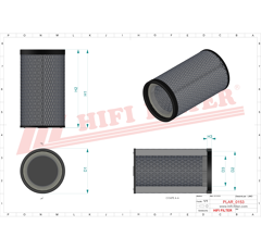 Filtre à air adaptable HIFI FILTER SA16547