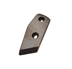 Pointe Gauche carbure pour charrue NAUD 31234 adaptable