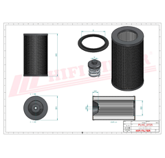Filtre hydraulique adaptable HIFI FILTER KH63554