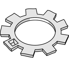 Zahnscheibe DIN6797 M12